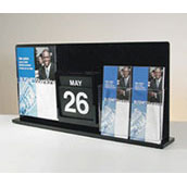 All-in-One Display with Calendar, Sign Holder and Adjustable Pockets