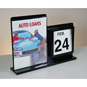 All-In-One Display with Sign Holder & Calendar