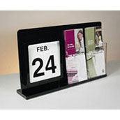 All-In-One Display with Brochure Pockets & Calendar