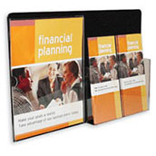 All-In-One Wall Display with Sign & Brochure Holder