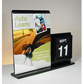 All-In-One Display with Sign Holder & Calendar