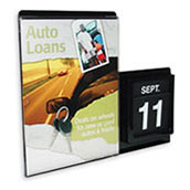All-In-One Wall Display with Sign Holder & Calendar