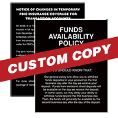 Custom Mandatory Sign - 11x14 Black Acrylic