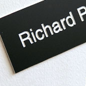 Surface Engraved Nameplate - 8x2