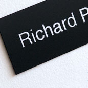 Sub-Surface Engraved Nameplate - 8x2