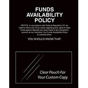 Availability of Funds