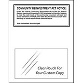 Community Reinvestment Act - FDIC Banks - White Acrylic