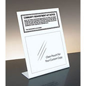 Community Reinvestment Act - FDIC Banks - Bent White Acrylic