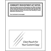Community Reinvestment Act - Federal Reserve - White Acrylic