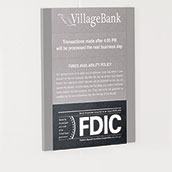 Magnetic FDIC Strip - 7w x 3h