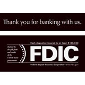 Drive-Up Sign System for (2) Signs - FDIC