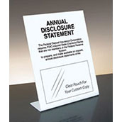 Annual Disclosure Statement - FDIC (NonFederal Reserve) - Bent White Acrylic